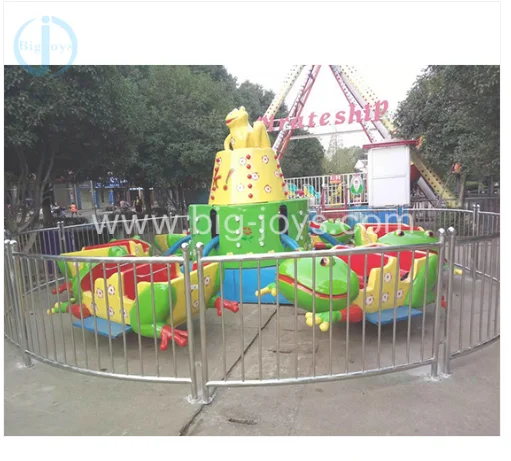 Beautiful Ocean Theme Kids Self Control Ride Park attraction kids airplane swing ride on sale