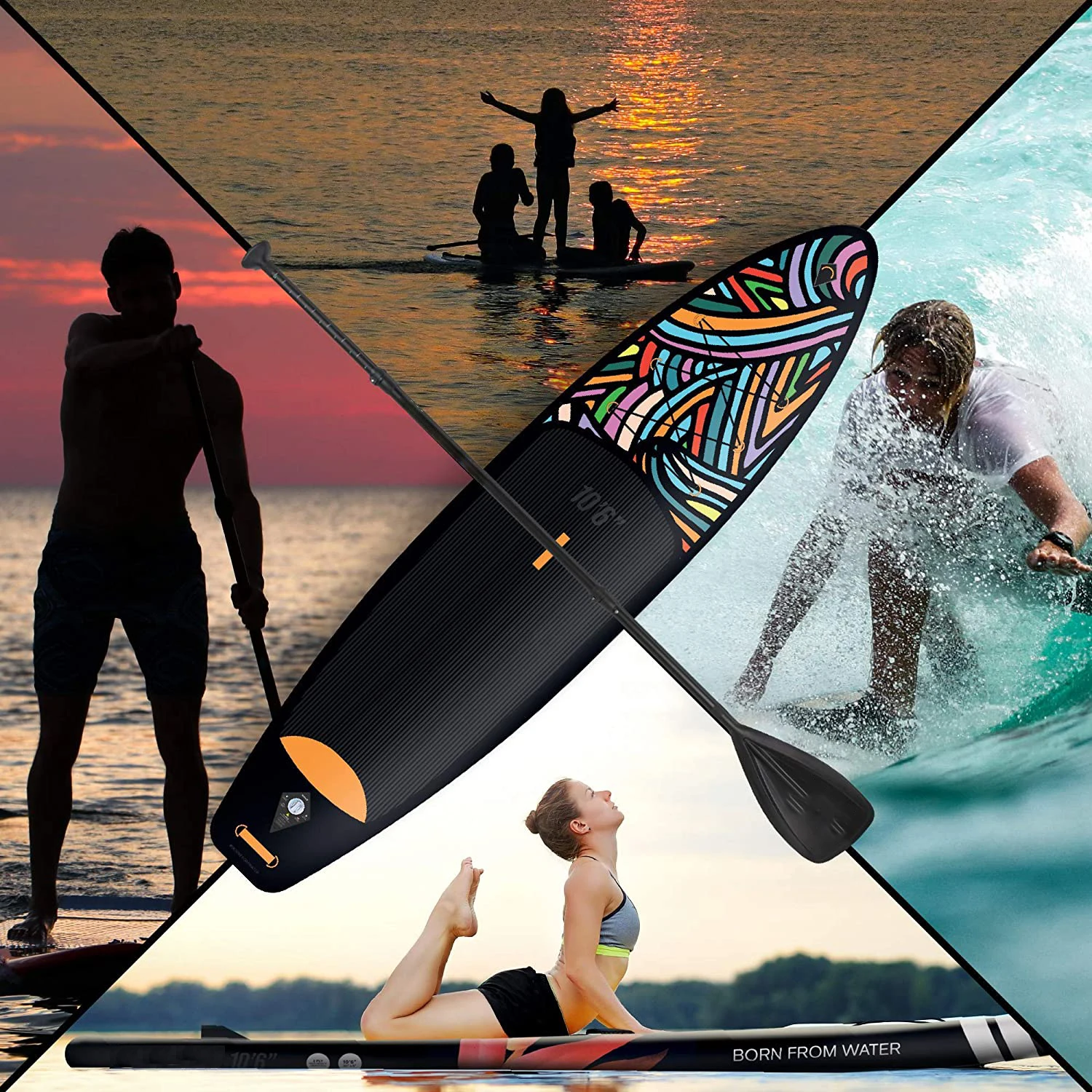 
Fast Delivery Factory Drop Shipping Custom Sup Surf All Round Inflatable Isup stand up paddleboard 