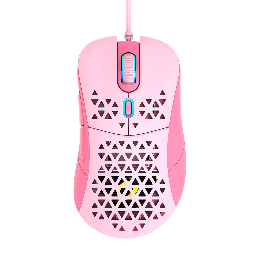 High Precision Sensor Rgb Backlit Gaming Mouse MAX 12000 DPI Honey Comboo Light Weight for E-sports Computer Accessories