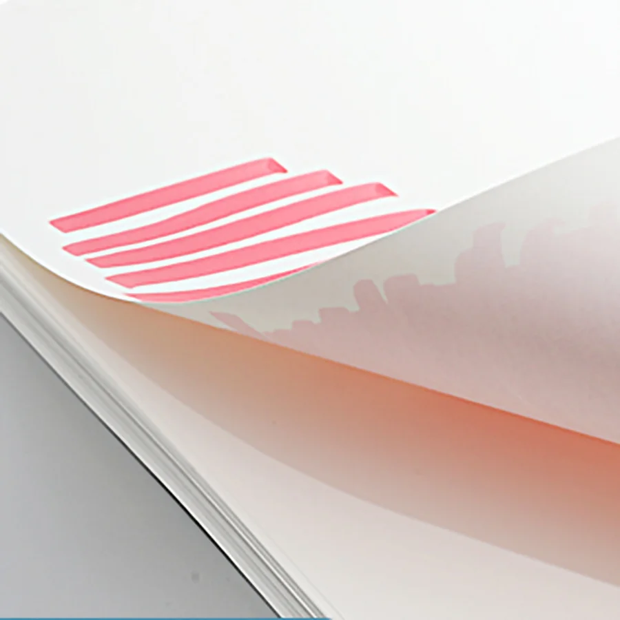 Soft cover Spiral binding custom Watercolor drawing Book