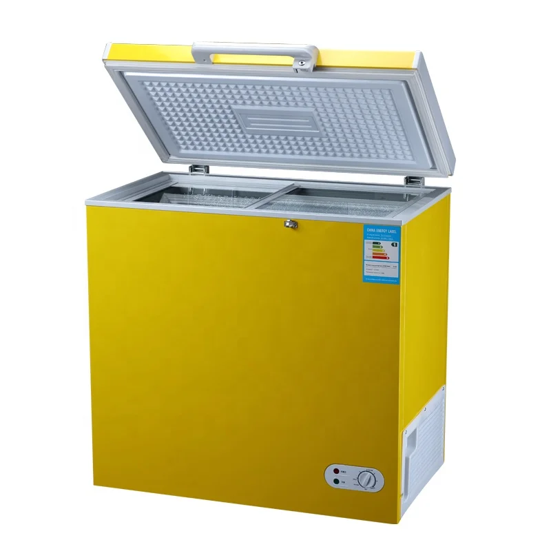  162L dc солнечный холодильник перезаряжаемый на батарейках компрессор 12v 24v морозильная