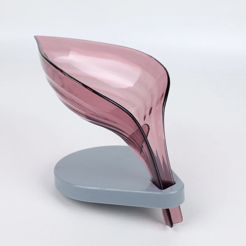 Bathroom Soap Holder Leaf Shape Soap Box Storage Rack Creative Dish Storage Plate Tray Soap Case Bathroom Gadgets