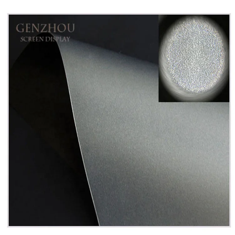 gz long throw ALR 8K Black Crystal projection screen fabric