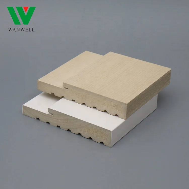 Door Wood Door Jamb WPC / PVC Wood Plastic Composite Door Frame