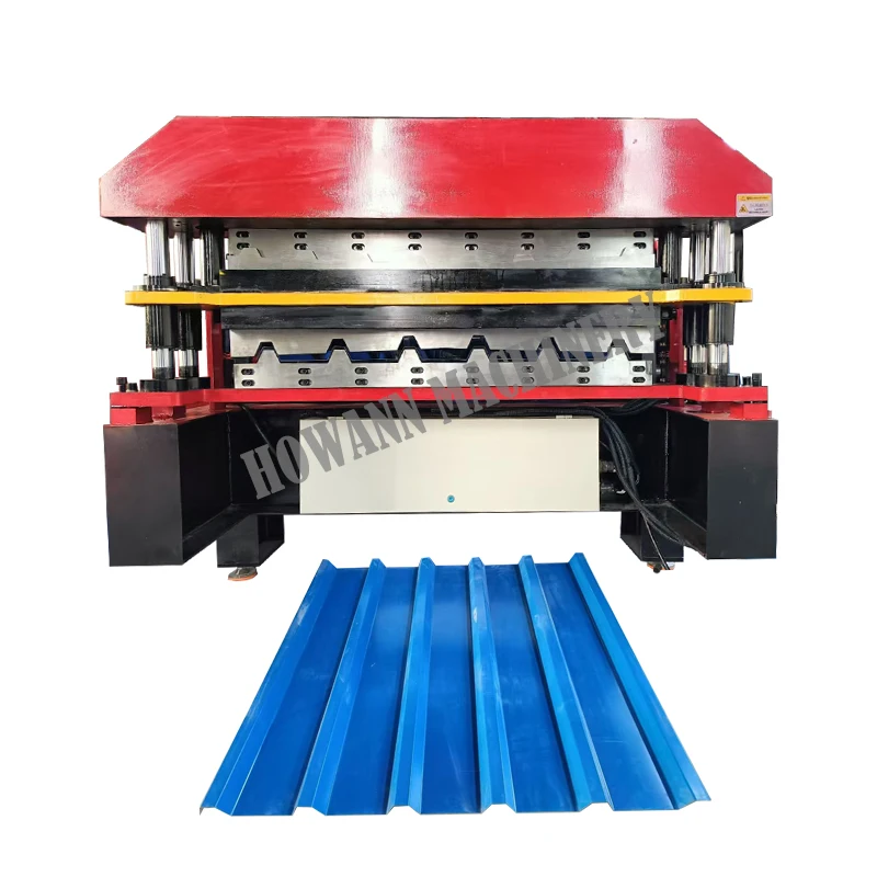 Howann New Type Roof Panel Roll Forming Line Rib Roof Sheet Making Machine Double Layer Roll Forming Machine