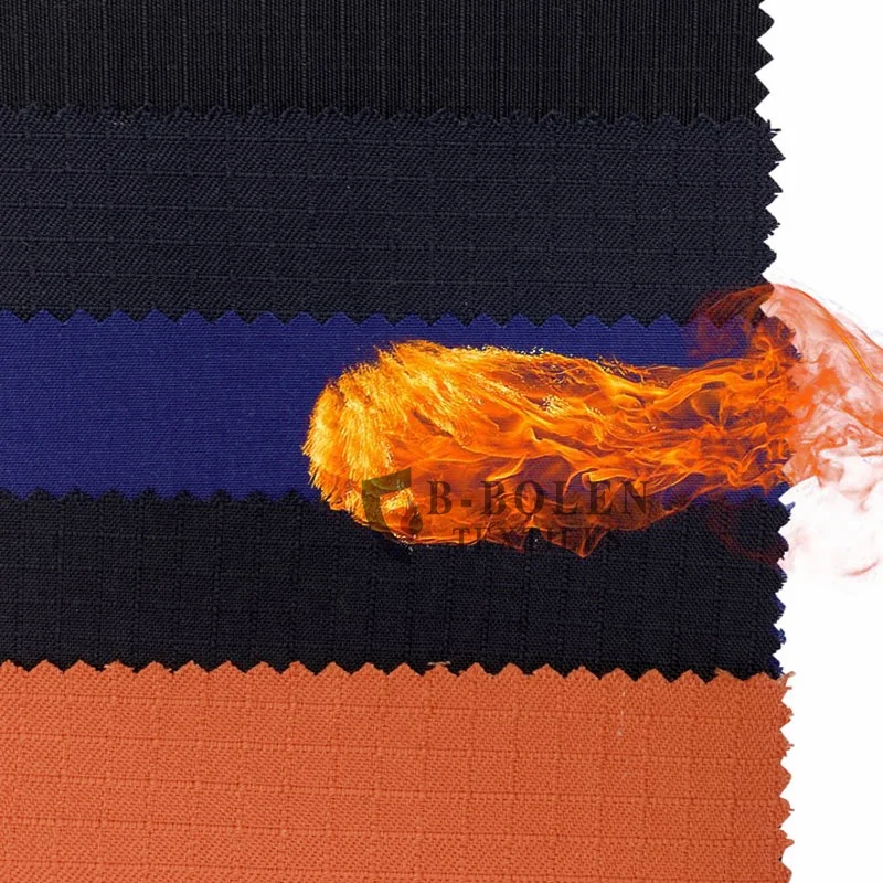 Hot Sale Inherently Flame Retardant Conductive Aramid Iiia Fabric For Firefighter Suit