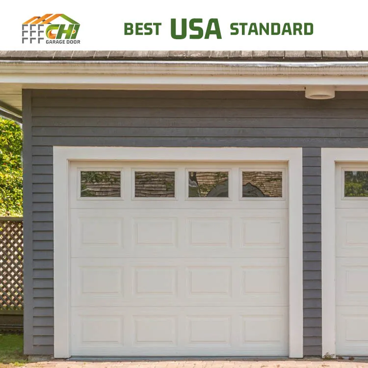 Puertas Garajes 16x7 Usa Warehouse Security Automatic Sandwich Panel Insulated Sectional Garage Door