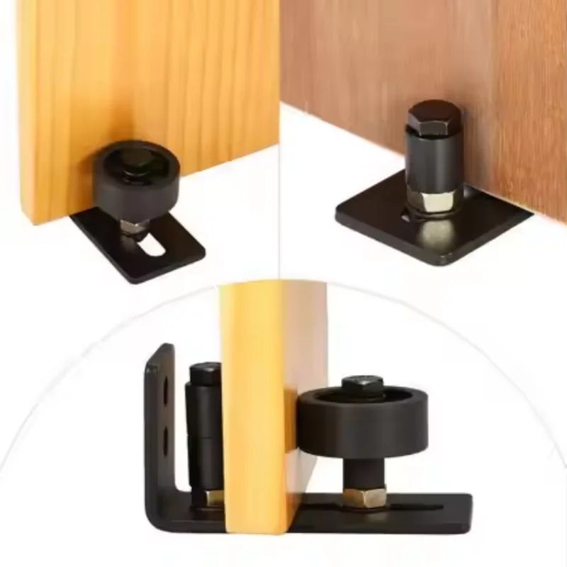 AAG Customized Factory Price Ball Bearings New Upgraded Sliding Barn Door Bottom Adjustable Floor Guide Roller Wheel