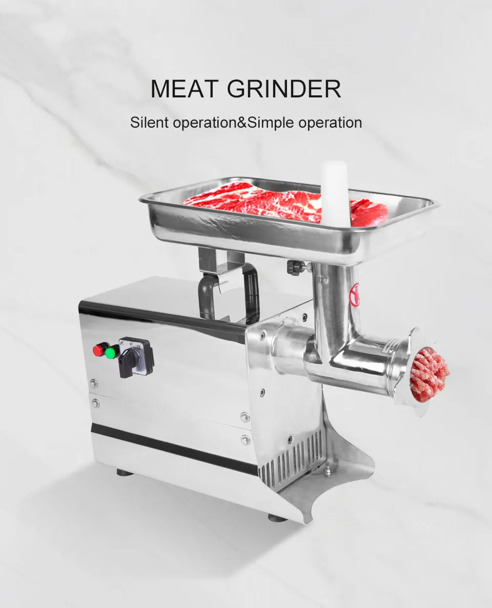 hualing hot sell HFM series commercial stainless steel meat mincer HFM-8 meat grinder