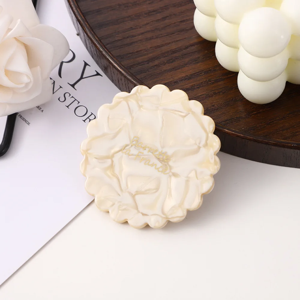 Vintage Acetic Acid Mirror Sunflower Portable Small Compact Self-Contained Makeup Mirror Handheld Personalized Wholesale