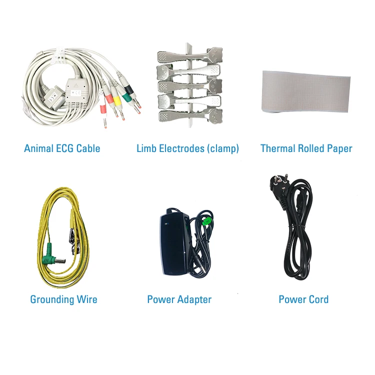 ECGMAC VET-301 Electrocardiograph 3 Channel Animal veterinary equipment Ecg Machine
