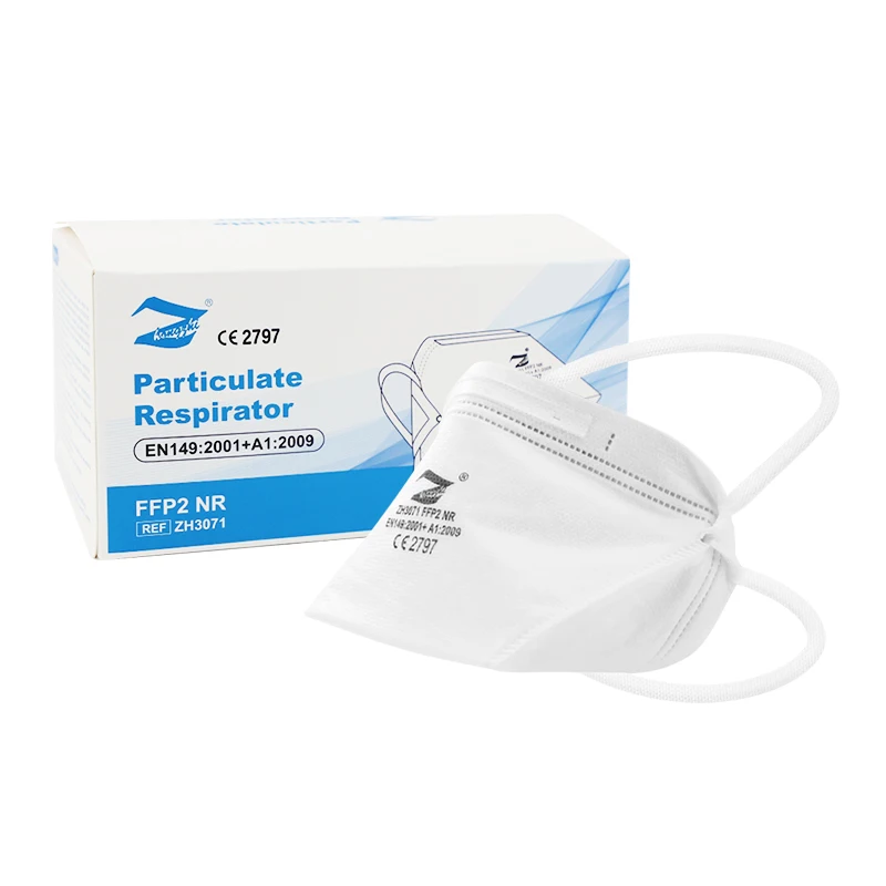 Europe Approved CE 2797 EN149 FFP2 Masker Single Package Personal Protective Dust Face Mask FFP2 Duckbill