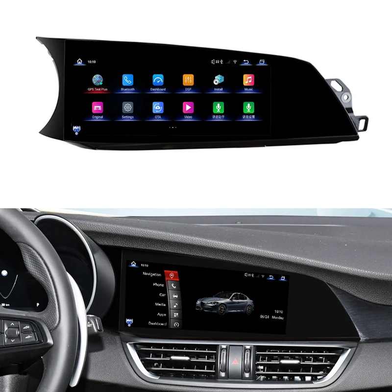 10.25 inch 1920*720p HD Android 13Car Accessories  Auto Radio Navigation for Alfa Romeo Giulia Head Unit Stereo 2017-2024