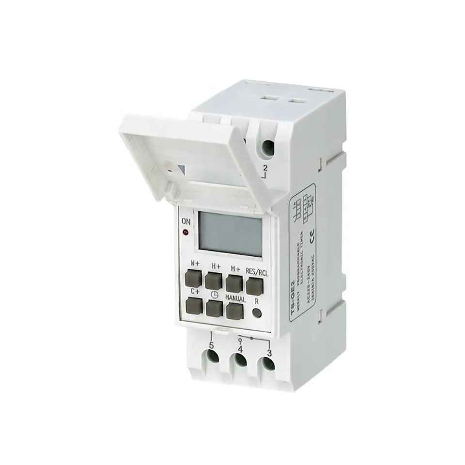 TS-GE2 summer time  saving  110-240vac 30amp  Digital Timer control switch Programmable Large LCD  Weekly DHC AHC