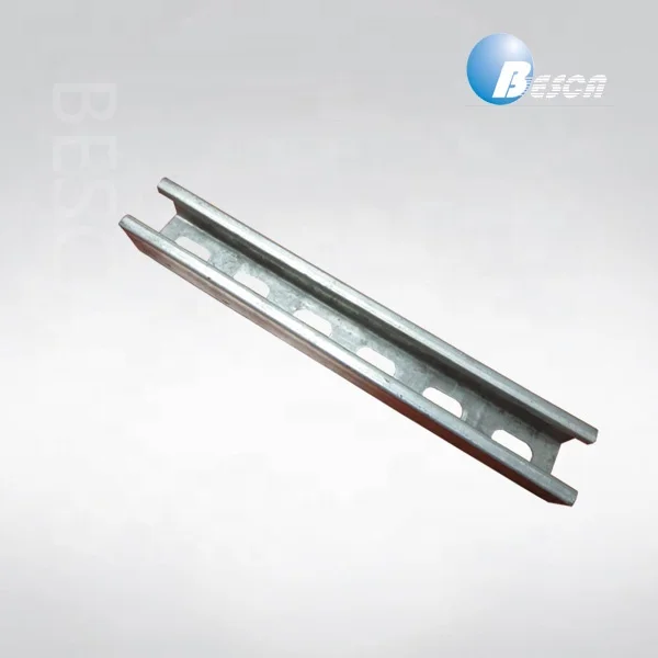 BESCA Aluminum Strut C Channel Galvanized Outdoor Building Supplies Strut Channel