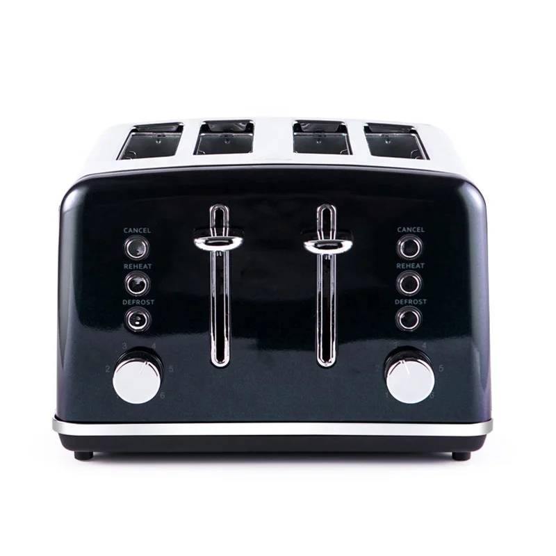 Multi-Function Stainless Steel Electric Bread 4 Sliced Toasters Machine