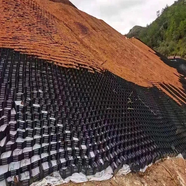ZCWY geocell hdpe material gravel stabilizer 10cm hdpe geocell price