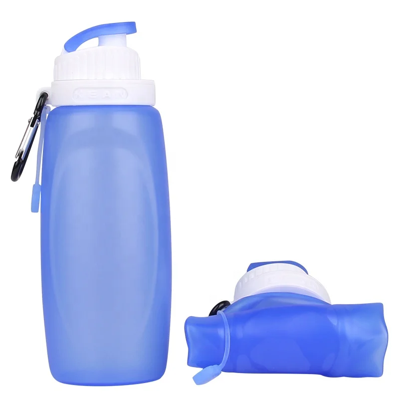 Amazon Fitness Sports Kids Reusable Collapsible Water Bottle Silicone