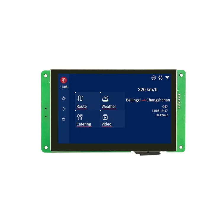 DWIN 5 Inch Hot Sale 800*480 ESP32 Display RS232/TTL HMI Consumer Touch Panel ESP32 Screen,LCD Module, Smart UART TFT Monitor