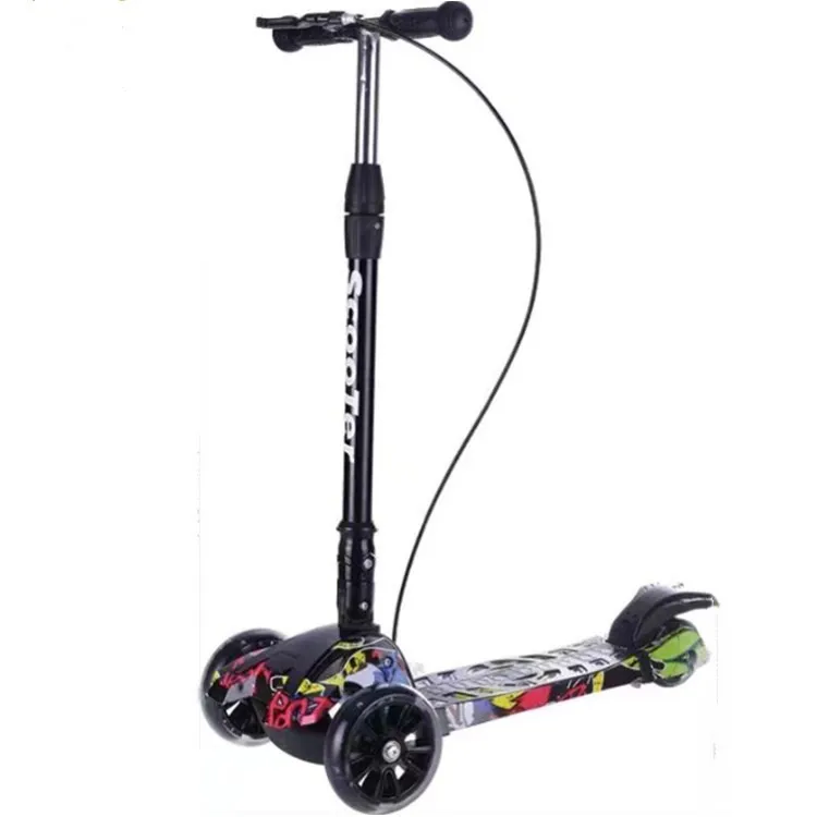 bicystar T-Style Pink Stunt Kick Scooter / cheap Pro Frog Scooter Skid / best sale Kids 3 Wheel Scooter