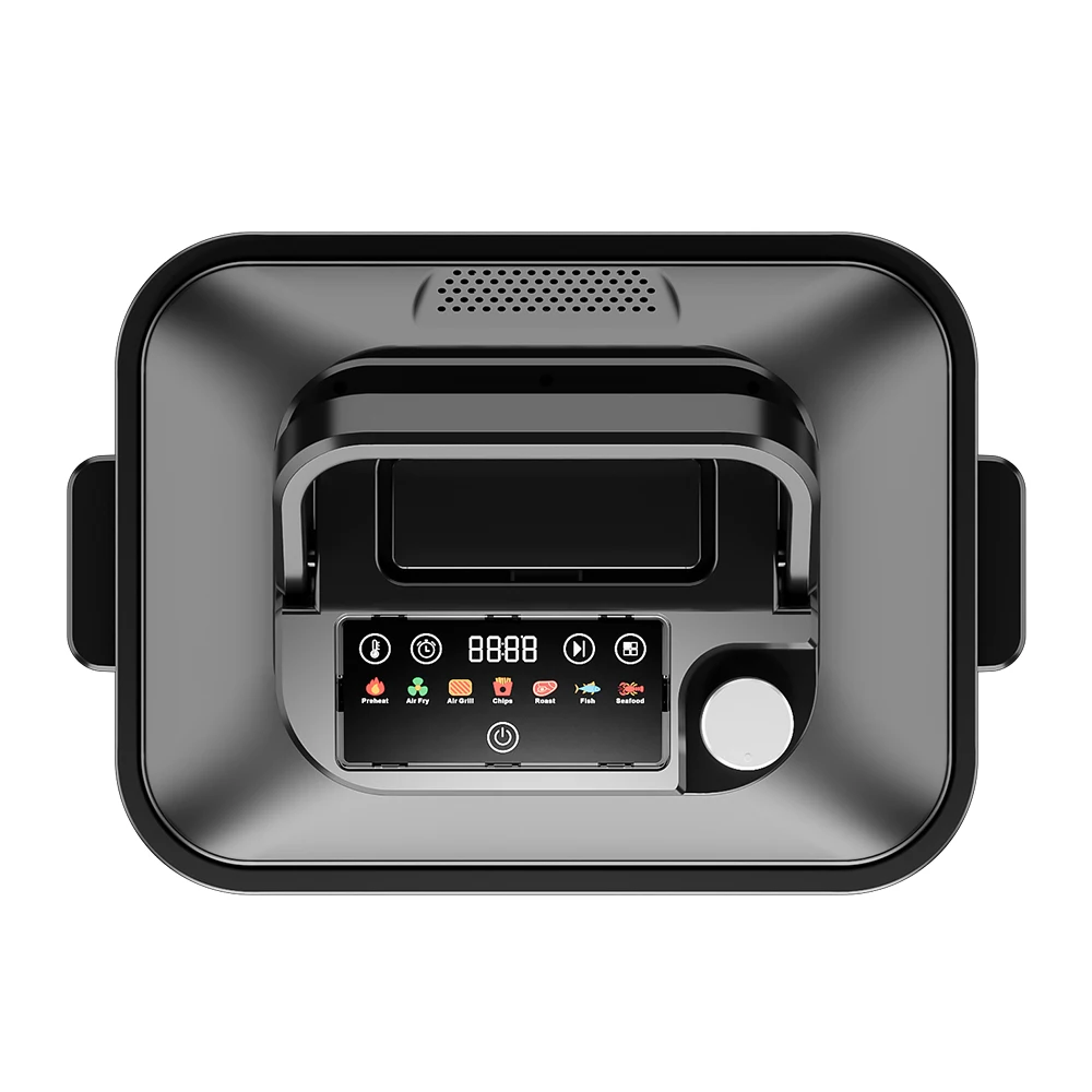 7 In 1 safe use Air Fryer 2 Accessories Big Size 6L Air Fryer grill for home use Multi-functional LED Display air fryer grill