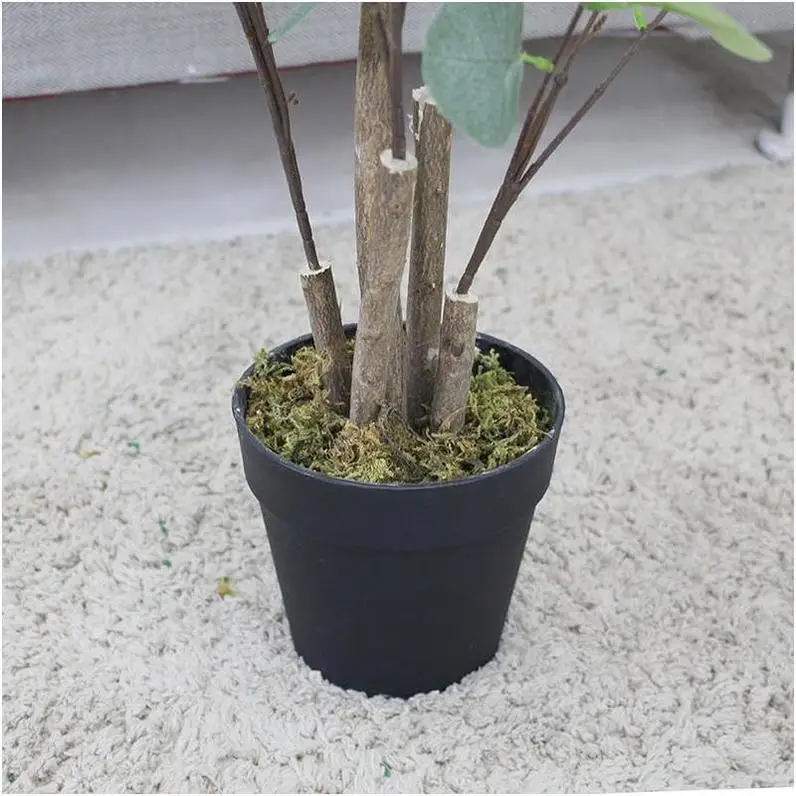 Artificial Fake Tree Plants Coconut Bamboo Banyan Decor With Led Lights Ficus Christmas Cherry Blossom Artificial Plant Supplier