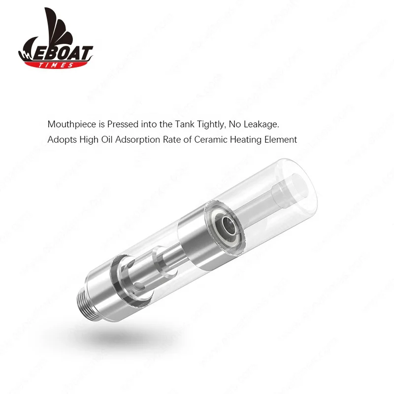 Японский пустой 0,5 мл уникальный картридж для вейпа с густым маслом и резьбой 510