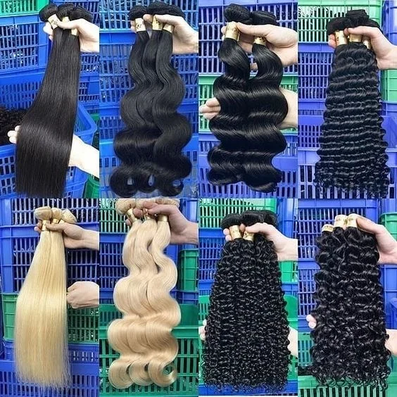 Fuxin Wholesale Bone Straight Human Hair Extension,Blue Band Hair Bundles Vendor,Vietnamese Raw Hair 613 Blonde Hair Bundles
