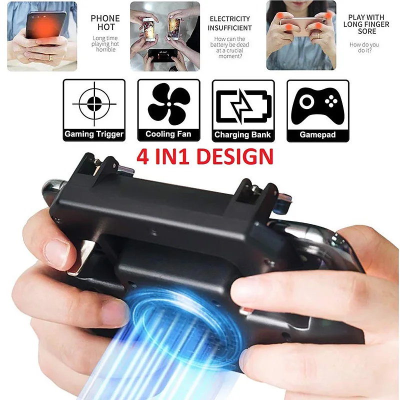 Hot Selling Fan Joystick Game Controller Gamepad Mobile Smartphone Games Call Duty Gamepad Mobile Game Controller