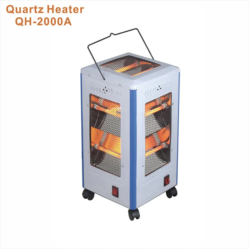 Low Noise Temperature Sense Anti-explosion 10BAR TUBES Portable Outdoor Quartz Heater  Electric Heater