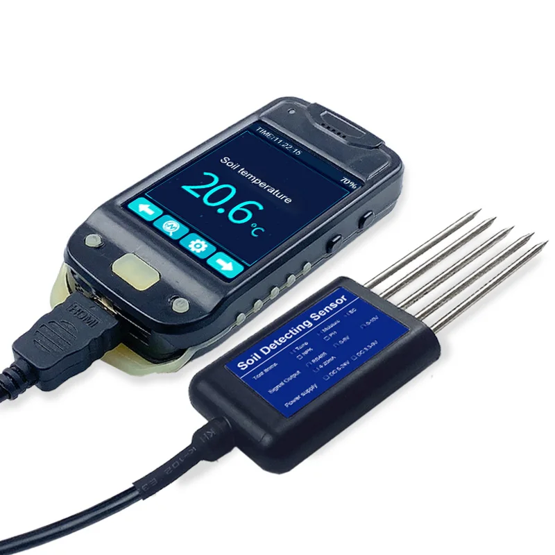 Gemho Quick & Easy Soil Monitoring  7-in-1 Sensor and Handheld Analyzer Set