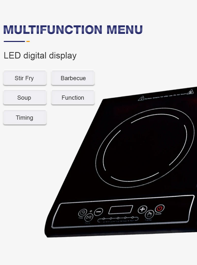 Custom Factory Direct Cheap Price Infrared Cooker Induction Cookers 2000w Mini Small Cooker Induction