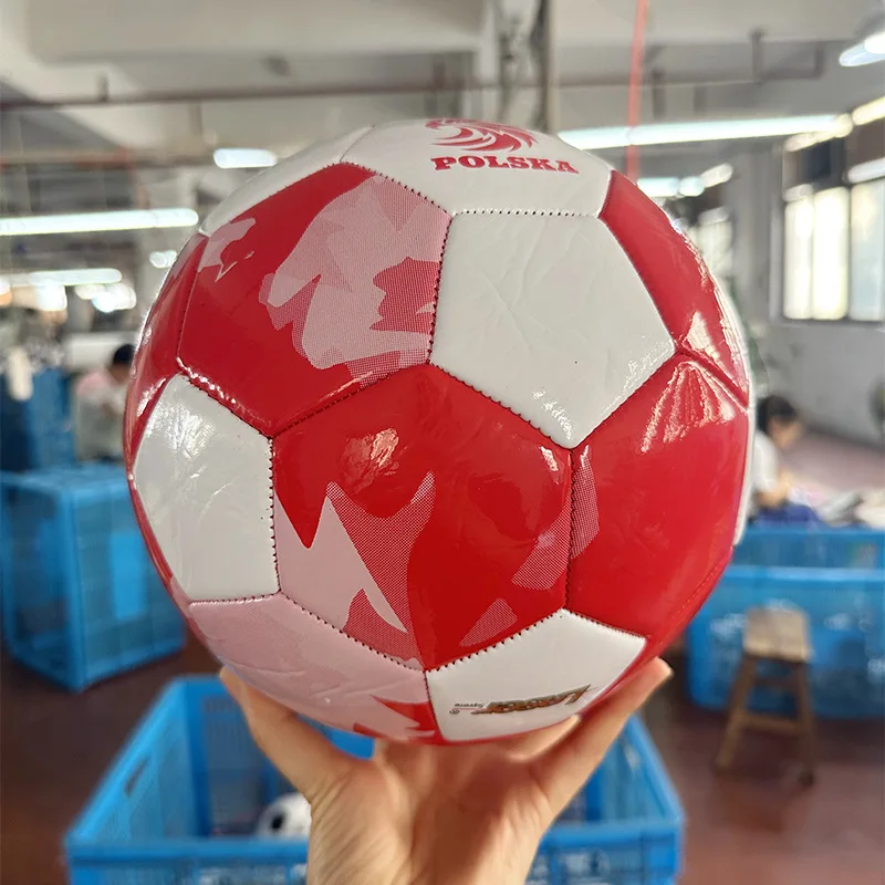 Size 4 2.7mm Sports Balls Factory Wholesale Low Price Machine-Stitched PU PVC Rubber for Leather and Metal Use