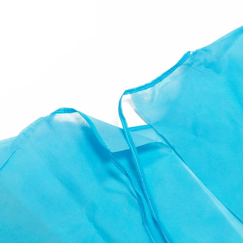 wholesale factory direct sales waterproof disposable cpe isolation gown