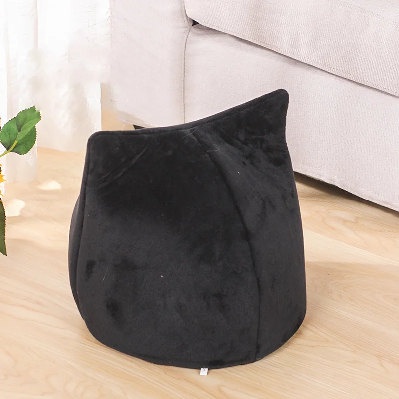 Cat Big Mouth Nest Warm Semi-closed Cat Bed Pet Nest
