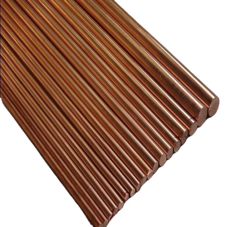 8mm Diameter 99.9% pure Copper C1100 Round Rod Copper Bar 2mm 3mm 6mm 16mm