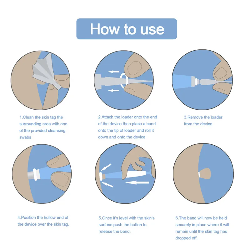 Lescolton hot sales skin tag removal kit with 36Pcs Repair Patches skin tag removal pen for Micro Skin Tags