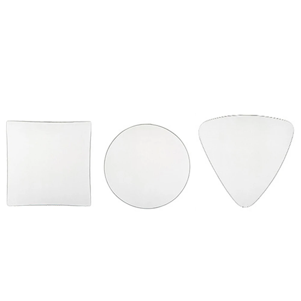 Glass Dessert Plate Heat-resistant Clear Glasses Fruit Plate Dinnerware Glass Dish for Sushi Food Nut Tableware Microwave Safe