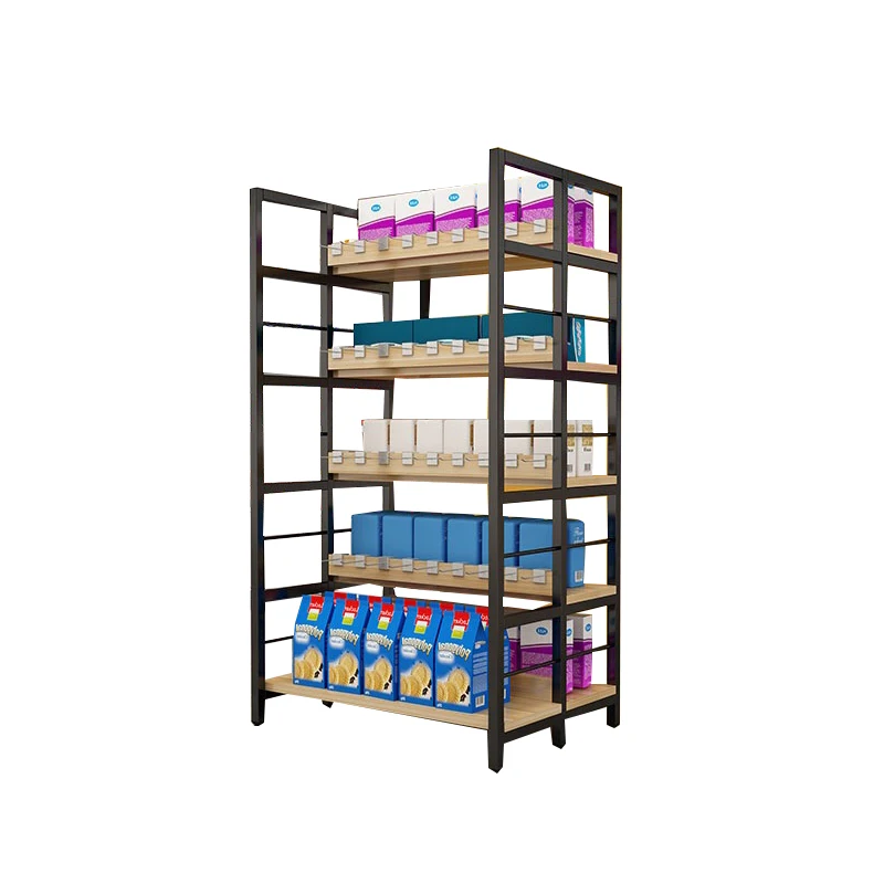 2021 Miniso розничный магазин закусок элегантный дизайн двойная подвесная стойка