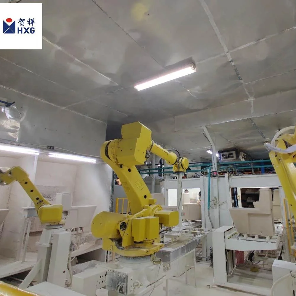 Perfect Glaze Coating Robot System with Devil Biss Spray Gun