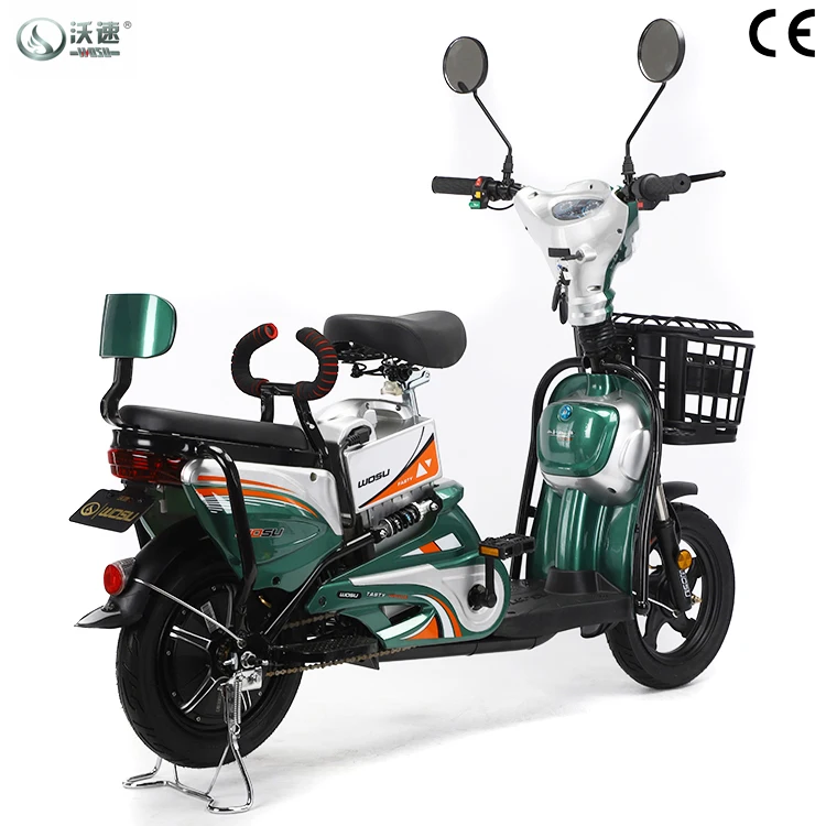 350w Brushless Motor Bright Headlights Powerful Battery Life Electric Carbon Bicycle