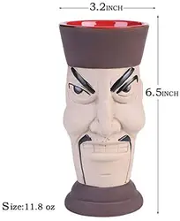 Ceramic Tiki Mug Cocktail Gift Set Bar Decoration Hawaii Custom Tiki Ceramic Tiki Totem Mug