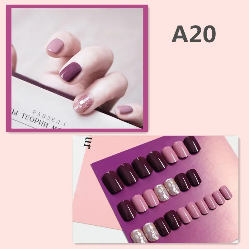 Wholesale More Styles Trend Top Quality Handmade Acrylic Bling Press On Nails Artificial Fingernails For Women