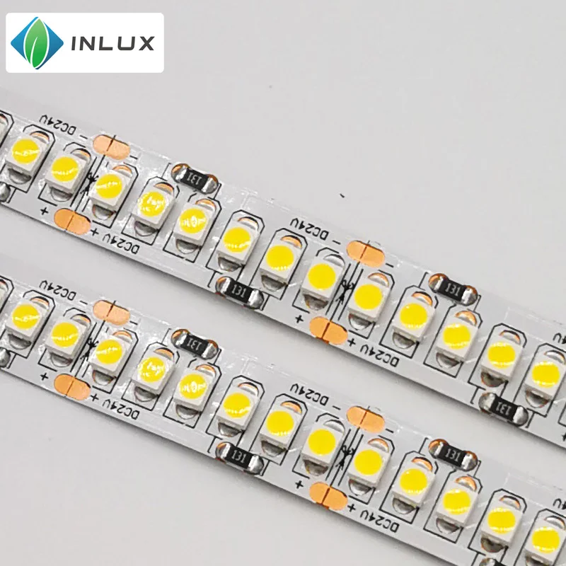 12V 24V smd 240 leds / m  high density warm cool cold white high cri 90 95 2835 led strip light