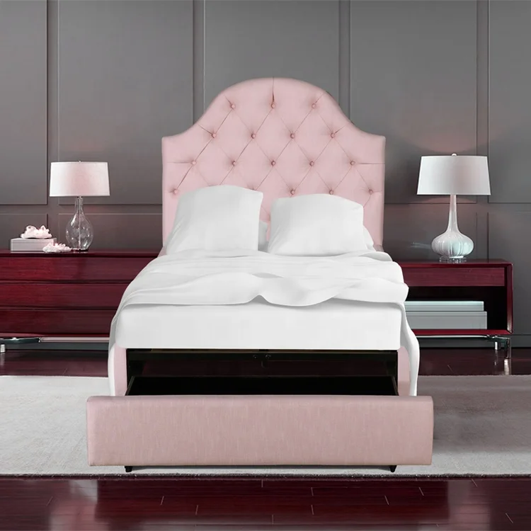wood kids bed super king size bed high headboard hotel designer bed
