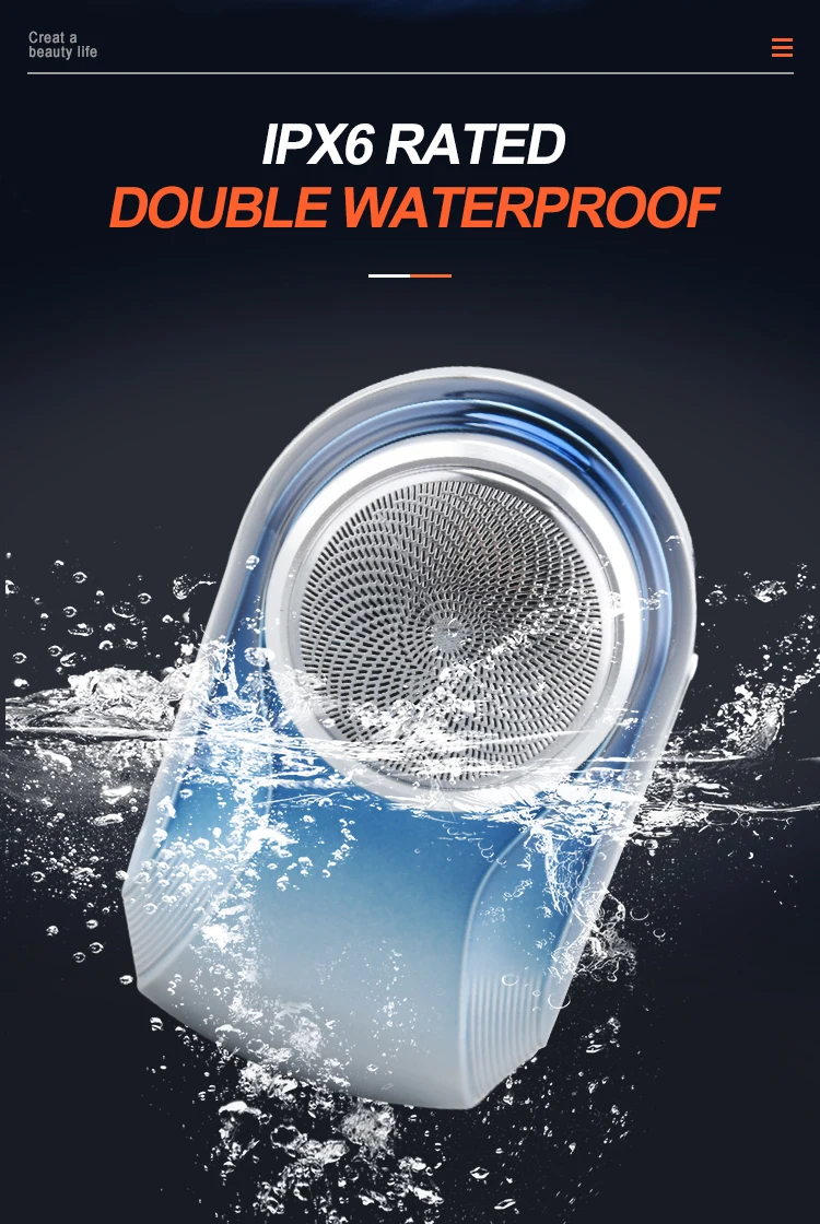 Wholesale Mini Shaver Ipx6 USB Type C Beard Electric Mini Portable Shaver Rechargeable for Men