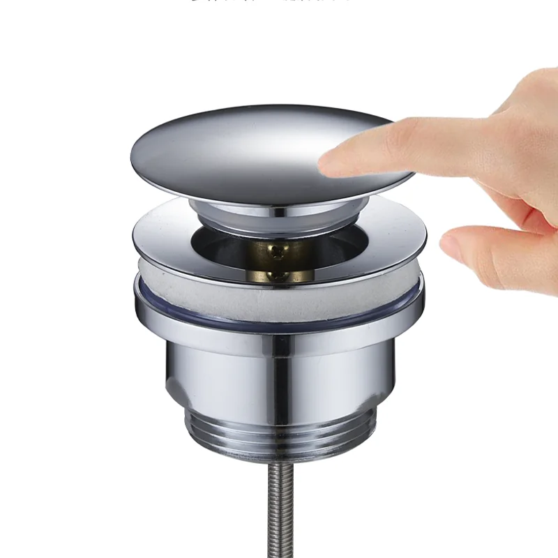 Adjustable with screws G 1 1/4 Basin Waste Zinc or brass pop up drainers for batharoom sink drain