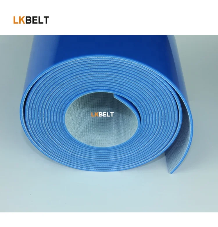 Hot sale customized PVC rubber Option pattern rough top conveyor belts for factory production line