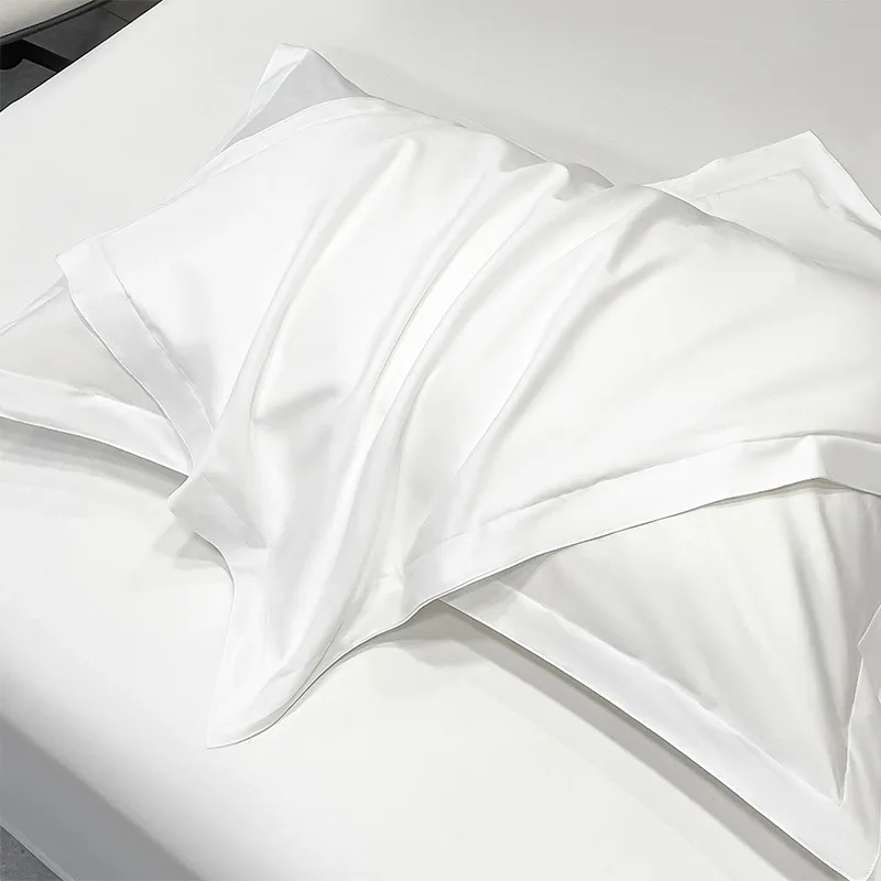 Комплект постельного белья размера «king-size» белого цвета роскошная 1200 простыни для пододеяльника розовая гостиничная 100% хлопок 160*200 см