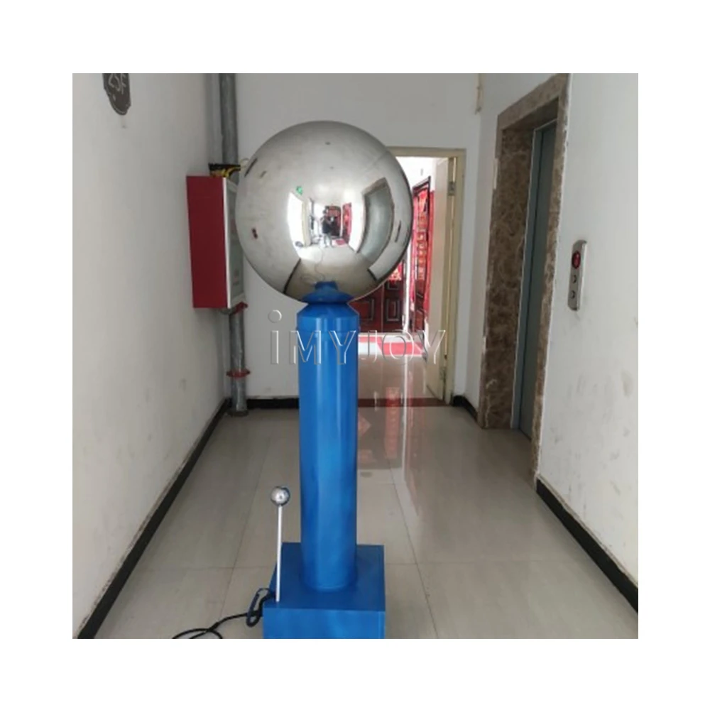 Amusement Park Big Interesting Plasma Sphere Ball Stage Magic Interactive Props Electrostatic Magic Ball
